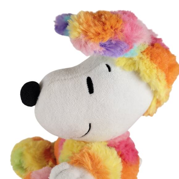 Peanuts Snoopy Plush 9" Bunny Ears Rainbow Suit Easter Stuffed Toy Hallmark 2018 - Picture 8 of 15